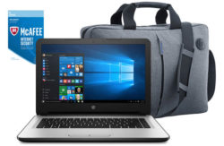 HP 14 Inch Intel Celeron 4GB 1TB Laptop White - Bag & McAfee